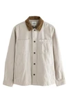 Next Hemdjacke Jacke (1-St) Beige/Khaki/Braun/Grau