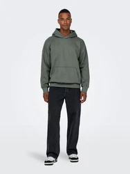 ONLY & SONS Regular-Fit Jeans Moderne Loose Fit Jeans mit klassischem Style und Komfort (8359) Schwarz