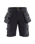 BLKLADER Arbeitsshorts Handwerker Shorts 4-Wege-Stretch X1900 (1) Dunkelblau/Dunkelgrau/Schwarz/Grau
