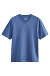 Next T-Shirt Essential V-Ausschnitt Blau/Dunkelblau