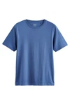 Next T-Shirt Slim Fit Rundhals Blau/Dunkelblau/Grau