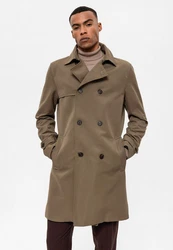 Antioch Trenchcoat Wintermantel Beige/Khaki/Braun/Grau