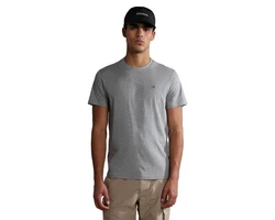 Napapijri T-Shirt SALIS (1-tlg) Grau/Hellgrau/Dunkelgrau