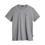 Napapijri T-Shirt SALIS (1-tlg) Grau/Hellgrau/Dunkelgrau