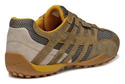 Geox U SNAKE ORIGINAL Schnürschuh U55MNA 02214 C1006 dunkelbeige/braun/basaltgrau (U55MNA 02214 C6404)