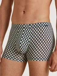 CALIDA Slip Grafic Cotton Herren Grün/Creme/Blau/Dunkelblau/Hellblau
