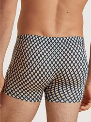 CALIDA Slip Grafic Cotton Herren Grün/Creme/Blau/Dunkelblau/Hellblau