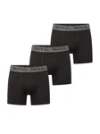 Phil & Co. Retro Pants Jersey Core Unterhose enger Schnitt 5-Piece-Cut Schwarz/Dunkelgrau/Grau