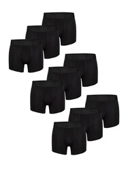 Phil & Co. Retro Pants Jersey Core Unterhose enger Schnitt 5-Piece-Cut Schwarz/Dunkelgrau