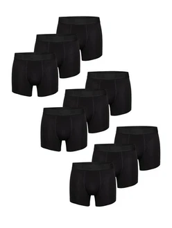 Phil & Co. Retro Pants Jersey Core Unterhose enger Schnitt 5-Piece-Cut Schwarz/Dunkelgrau