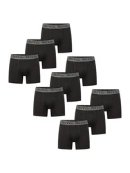 Phil & Co. Retro Pants Jersey Core Unterhose enger Schnitt 5-Piece-Cut Schwarz/Dunkelgrau/Grau