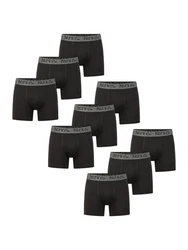 Phil & Co. Retro Pants Jersey Core Unterhose enger Schnitt 5-Piece-Cut Schwarz/Dunkelgrau/Grau