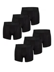 Phil & Co. Retro Pants Jersey Core Unterhose enger Schnitt 5-Piece-Cut Schwarz/Dunkelgrau