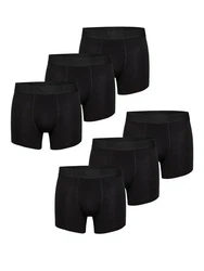Phil & Co. Retro Pants Jersey Core Unterhose enger Schnitt 5-Piece-Cut Schwarz/Dunkelgrau
