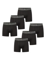 Phil & Co. Retro Pants Jersey Core Unterhose enger Schnitt 5-Piece-Cut Schwarz/Grau/Dunkelgrau