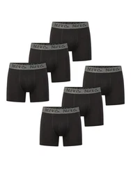 Phil & Co. Retro Pants Jersey Core Unterhose enger Schnitt 5-Piece-Cut Schwarz/Grau/Dunkelgrau