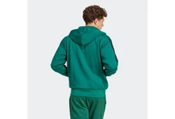 adidas Sportswear Sweatshirt 3S FL FZ HD Grün/Dunkelgrün/Türkis
