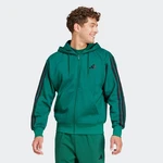 adidas Sportswear Sweatshirt 3S FL FZ HD Grün/Dunkelgrün/Türkis