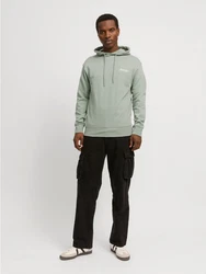 JACK & JONES Sweatshirt 'JJBEAU' Grün/Hellgrün/Dunkelgrün