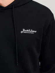 JACK & JONES Sweatshirt 'JJBEAU' Schwarz/Hellblau