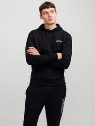 JACK & JONES Sweatshirt 'JJBEAU' Schwarz/Hellblau