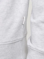 JACK & JONES Sweatshirt 'JJBEAU' Hellgrau/Grau/Silber