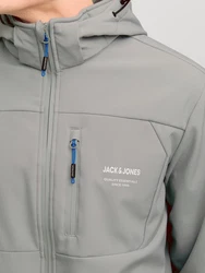 JACK & JONES Jacke 'JJTheo' Hellgrau/Dunkelgrau/Grau