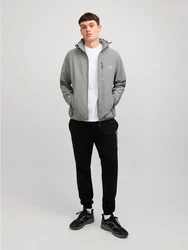 JACK & JONES Jacke 'JJTheo' Hellgrau/Dunkelgrau/Grau