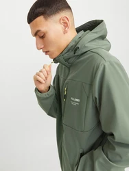 JACK & JONES Jacke 'JJTheo' Dunkelgrün/Grün
