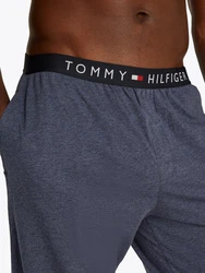 Tommy Hilfiger Underwear Pyjamahose Jersey PJ Pant Cuffed mit Logobund Dunkelblau/Grau/Dunkelgrau/Blau/Hellgrau