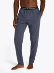 Tommy Hilfiger Underwear Pyjamahose Jersey PJ Pant Cuffed mit Logobund Dunkelblau/Grau/Dunkelgrau/Blau/Hellgrau