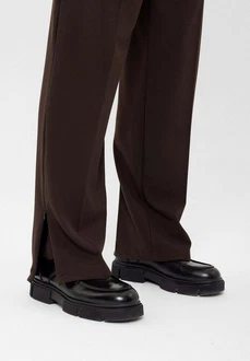 Antioch 7/8-Strandhose Plated Baggy Pant Dunkelbraun/Braun/Dunkelrot