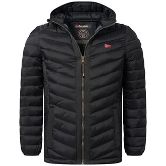 Geographical Norway Winter Steppjacke Outdoorjacke CARL Schwarz/Dunkelgrün