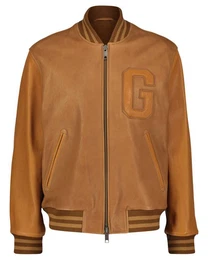 Lederjacke Herren Lederjacke VARSITY Relaxed Fit
