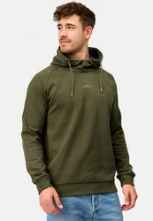 Indicode Kapuzenpullover INVir Dunkelgrün