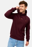 Indicode Kapuzenpullover INVir Dunkelrot/Bordeaux