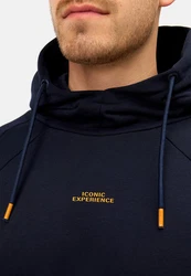 Indicode Kapuzenpullover INVir Dunkelblau
