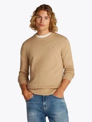 Tommy Jeans Rundhalspullover TJM SLIM ESSENTIAL LIGHT SWEATER 