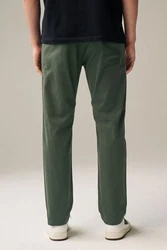 Next Chinohose Straight Fit mit Stretch Dunkelgrün/Khaki/Grün