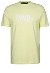 KARL LAGERFELD T-Shirt mit Logo-Print Gelb/Hellgrün/Grün