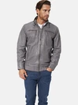 BABISTA Lederjacke CORIETTA mit sieben praktischen Taschen grau