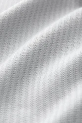 Next Poloshirt Strukturiertes Jerseyhemd Slim Fit Grau/Weiß/Silber/Hellgrau