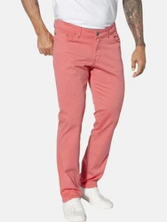 Jan Vanderstorm Stoffhose JOKIBALD Rot/Rosa