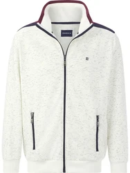 Babista Sweatjacke MIRDON mit seitlichen Zippertaschen weiß