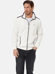 Babista Sweatjacke MIRDON mit seitlichen Zippertaschen weiß