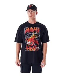 T-Shirt NBA Miami Heat Graphic Oversized T-Shirt Baumwolle