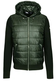 Sweatjacke mit Steppung (1-tlg)