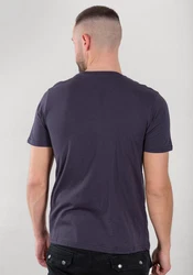 ALPHA INDUSTRIES T-Shirt Dunkelblau/Blau/Dunkelgrau