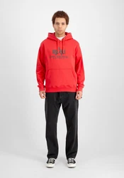 Alpha Industries Kapuzenpullover Basic Hoodie Herren Rot/Orange