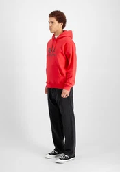 Alpha Industries Kapuzenpullover Basic Hoodie Herren Rot/Orange